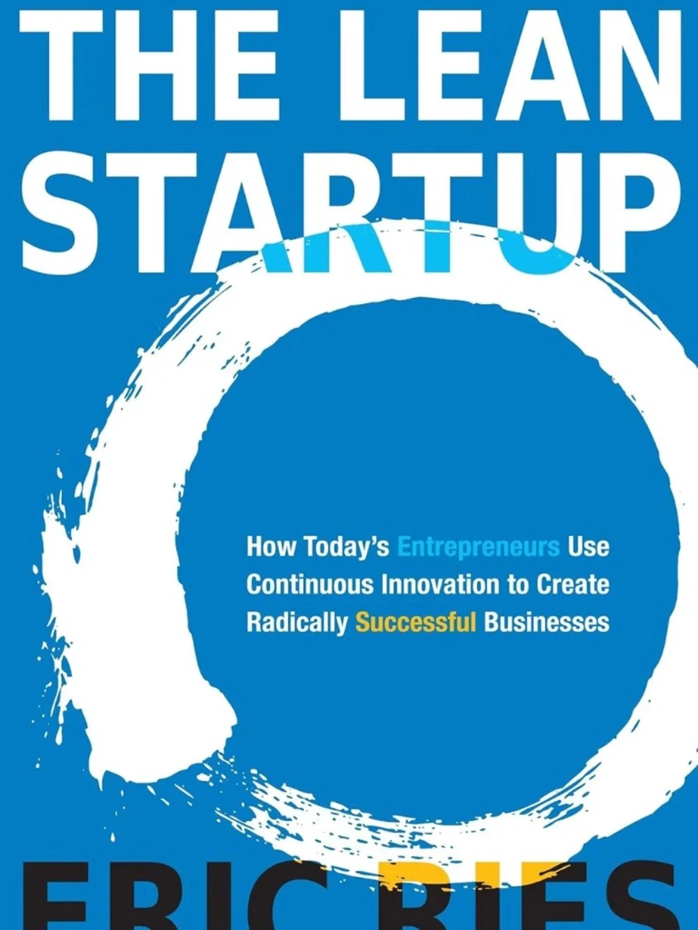 The learn Startup By Eric Ries BOOK